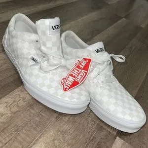Vans Shoes White X Matter White Checkered Low Top Vans Brand